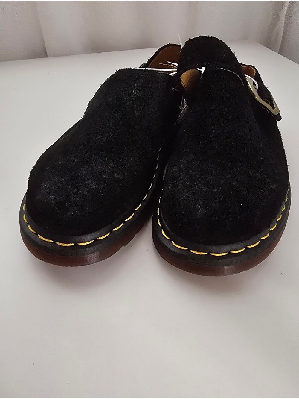 NWOT Dr. Martens Isham Desert Oasis Suede Mule Clogs Black Size 5 - Picture 9 of 15